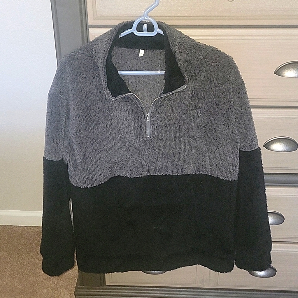 Sherpa Fleece 1/4 Pullover Women's Medium